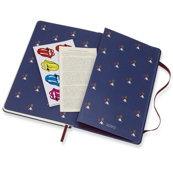 Moleskine Rolling Stones Velvet LG Ruled Notebook! - Picture 7 of 8